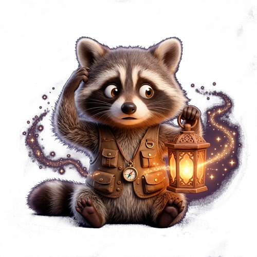 Енот-Хранитель ищет путь