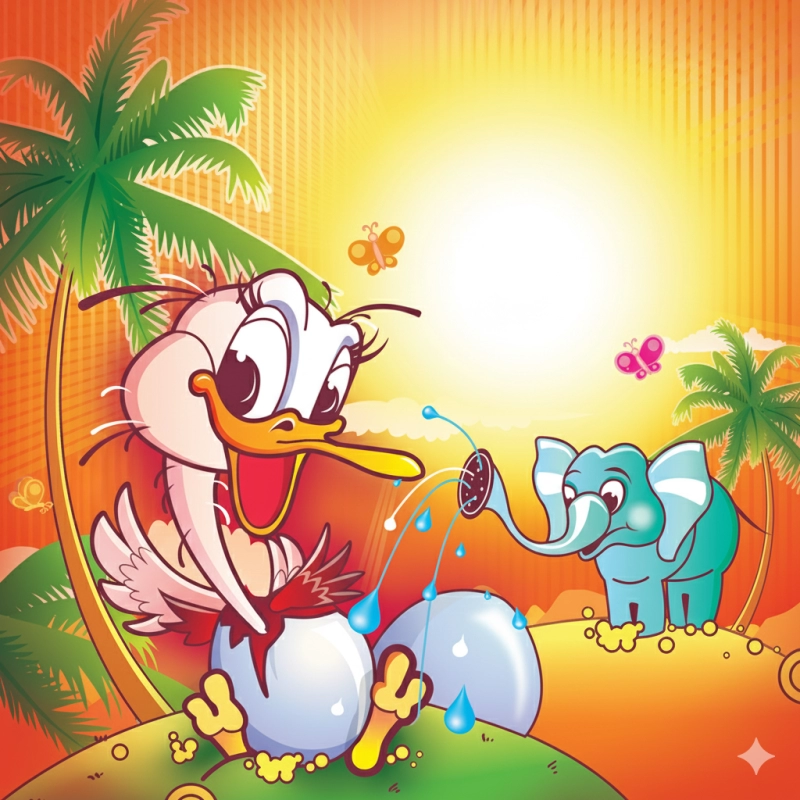 Страусенок Роки