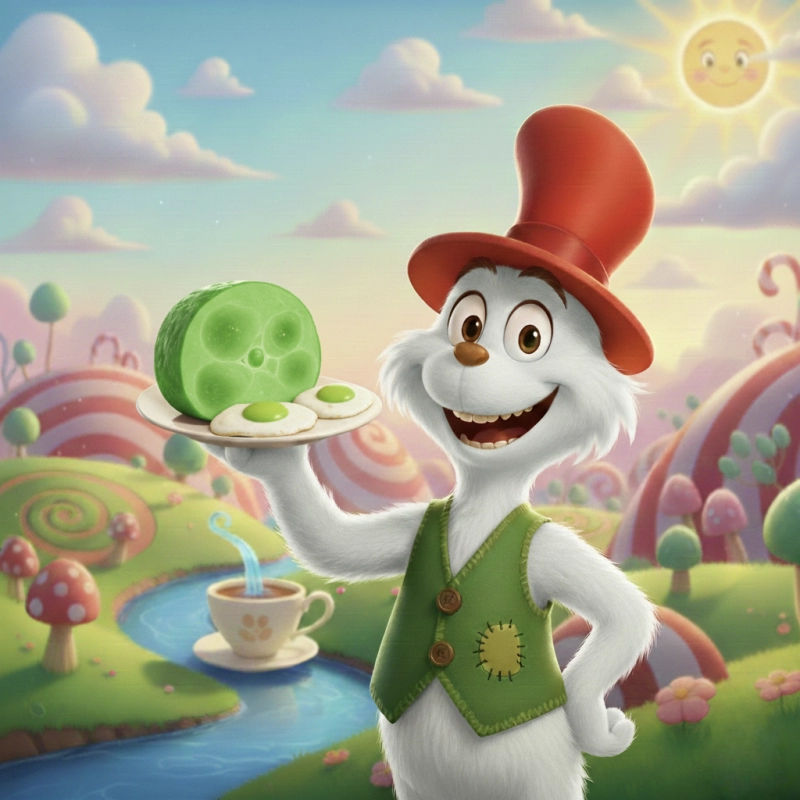 Зеленые Яйца и Ветчина