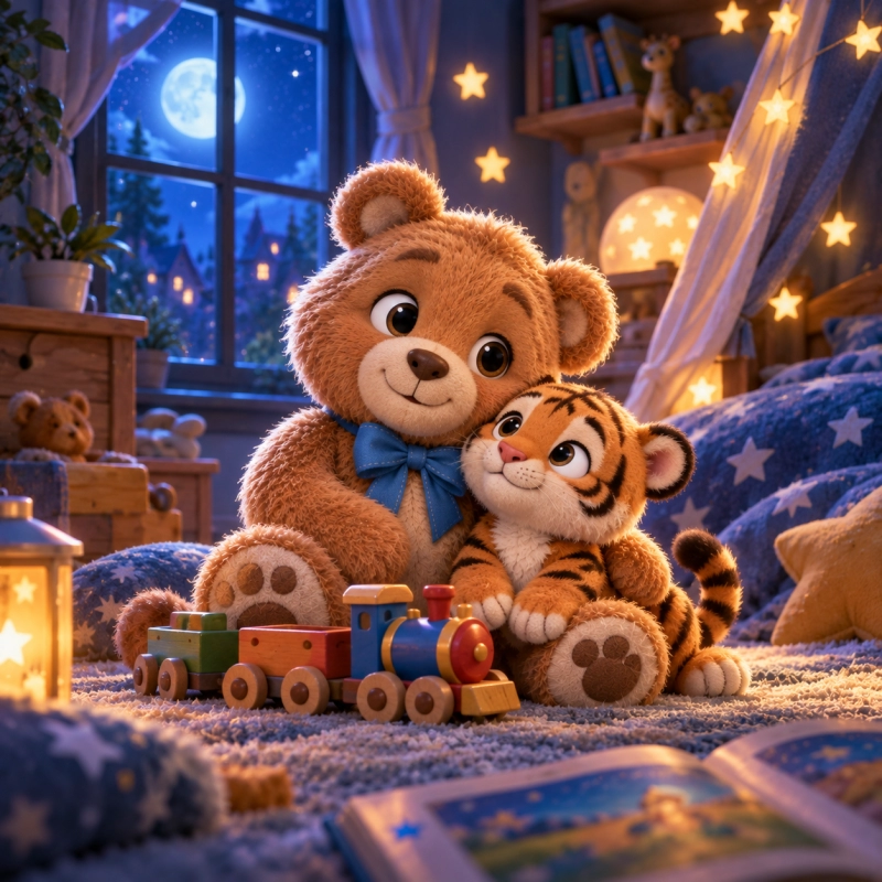 Сказка игрушечного медвежонка