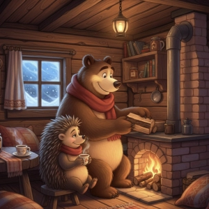 Долгим зимним вечером