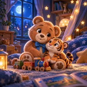 Сказка игрушечного медвежонка